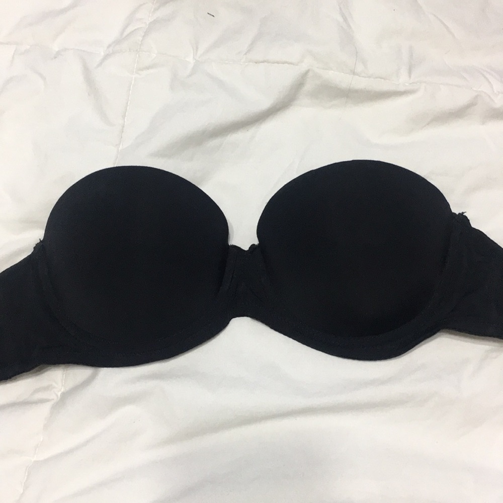 Black strapless